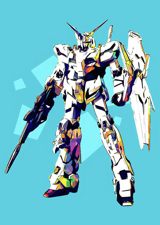 Gundam Poster 196 Digital Art by Michael Anime