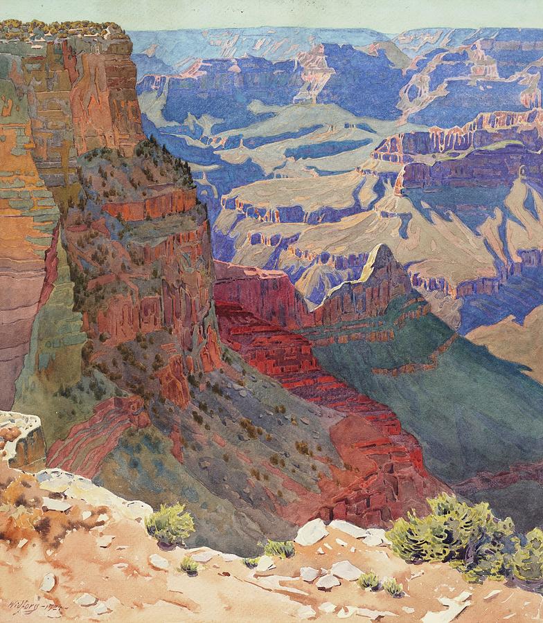 Gunnar Mauritz Widforss 1879 1934 Grand Canyon Painting by Arpina Shop ...