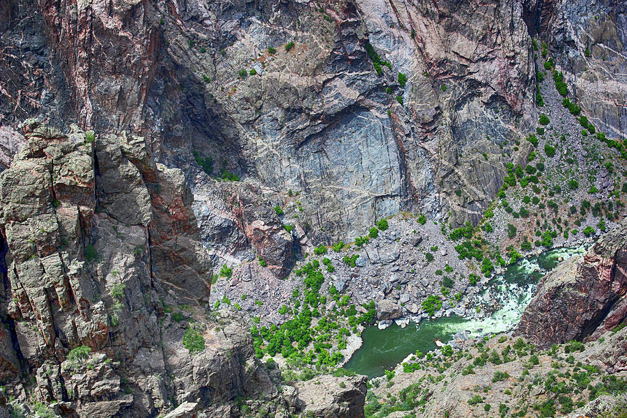 Gunnison River and Canyon Walls 060922 Photograph by Mary Bedy