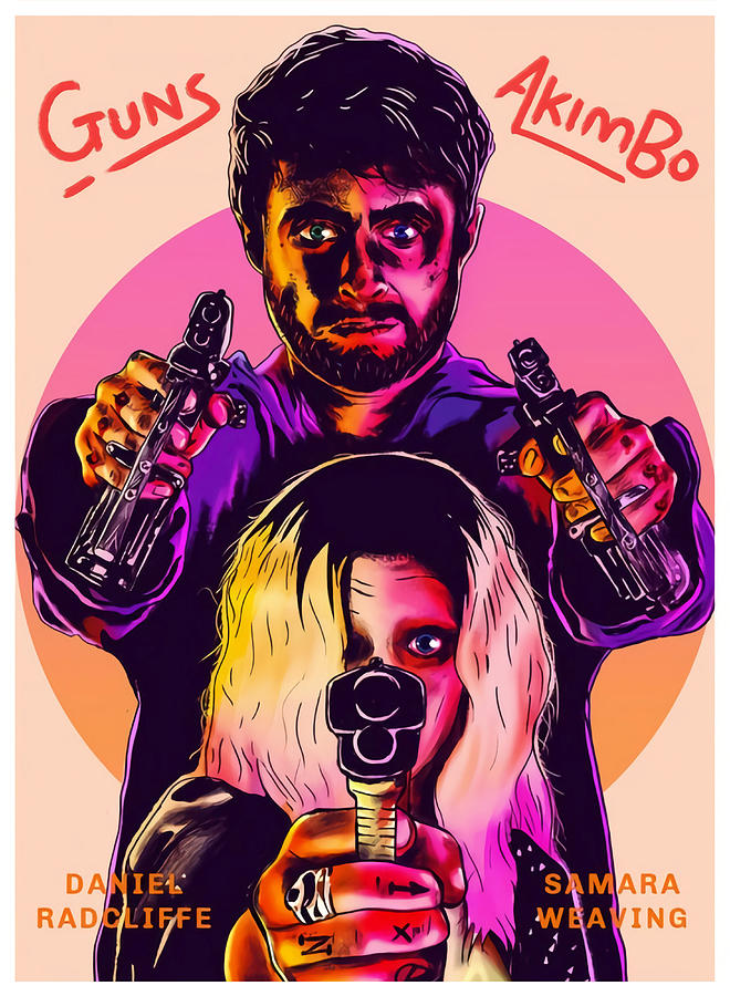 Guns Akimbo Movies Digital Art by Salsa Lemoine - Pixels