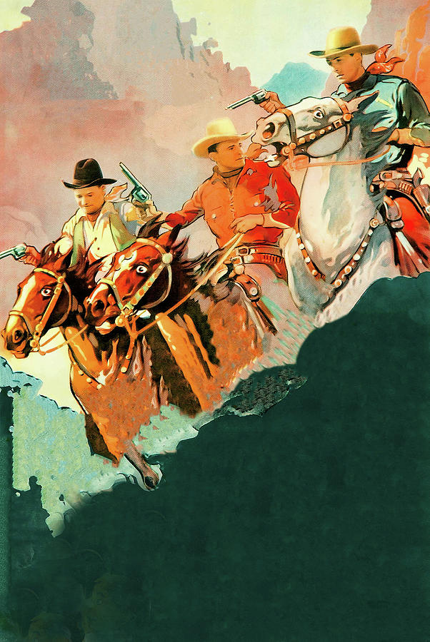 ''Gunsmoke Ranch'', 1937, movie poster painting Painting by Stars on ...