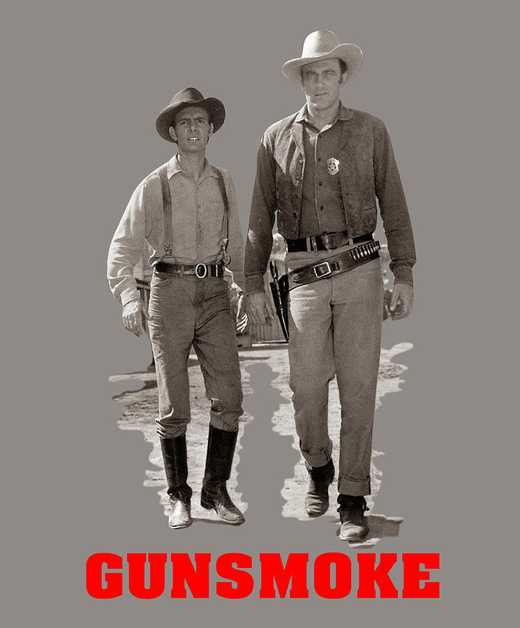 Gunsmoke Western Tv Series 50s Digital Art by Amy Simmons - Fine Art ...