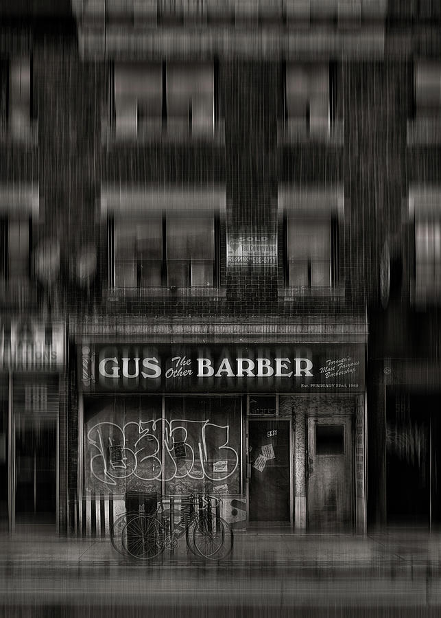 Gus The Other Barber Blur Version Photograph by Brian Carson