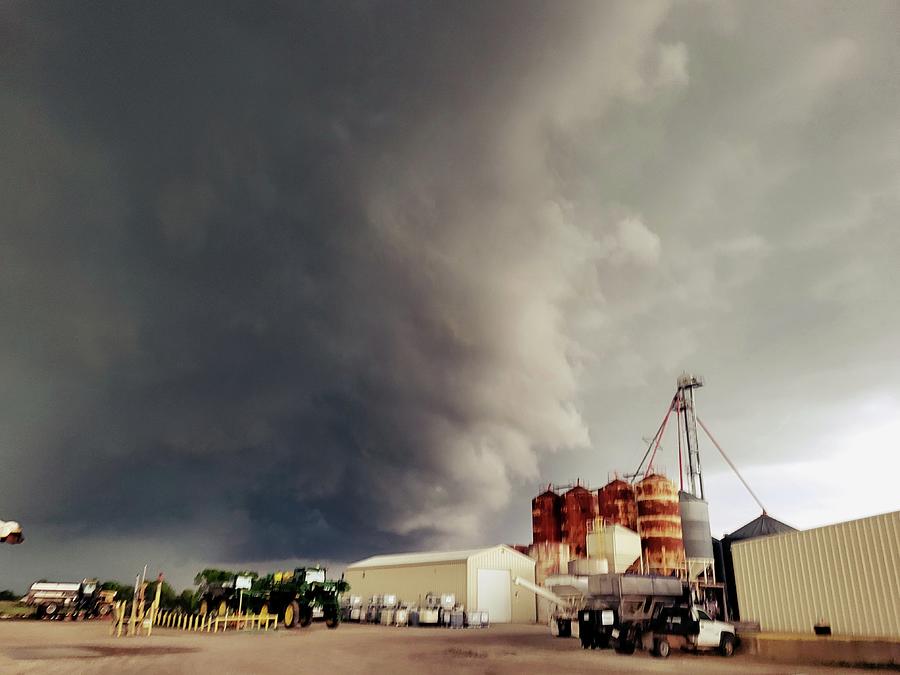 Gust Front Near Olpe, Kansas  Photograph by Ally White