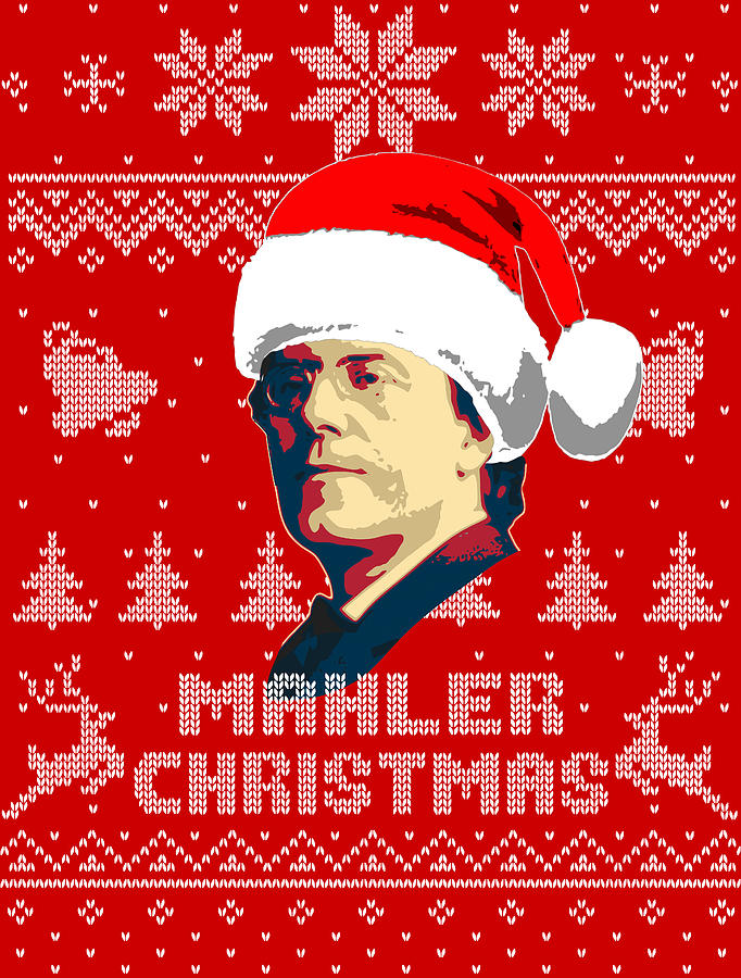 Music Digital Art - Gustaf Mahler Mahler Christmas by Filip Schpindel Music Digital Art - Gustaf Mahler Mahler Christmas by Filip Schpindel