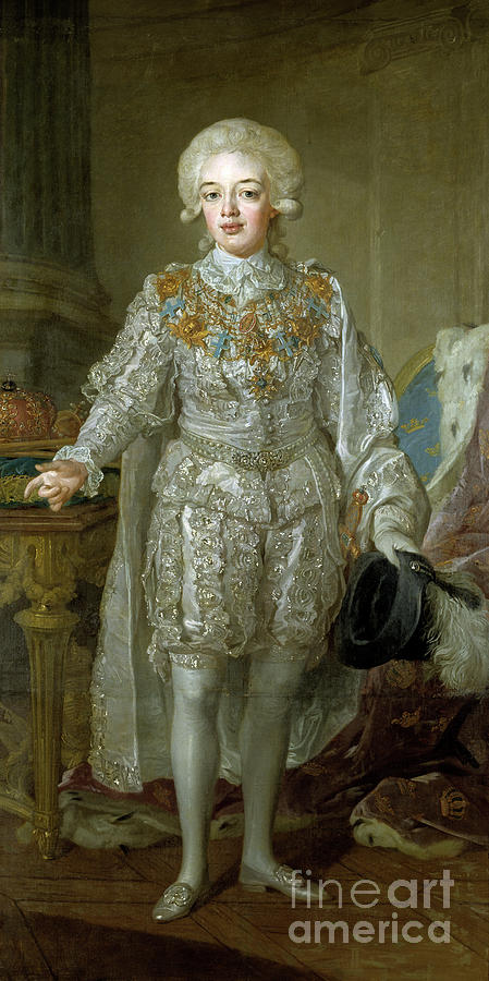 Gustav Iv Adolf Painting by Lorens Pasch the Younger
