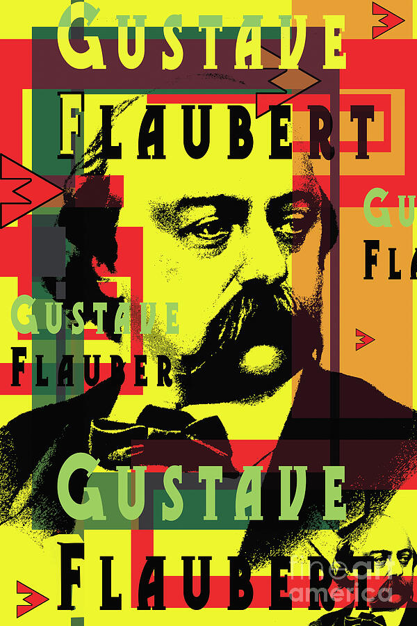 Gustave Flaubert Digital Art - Gustave Flaubert by Zoran Maslic