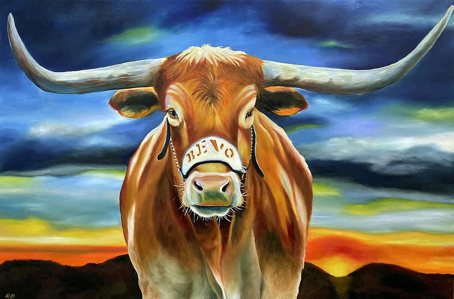 University Of Texas Painting - Gutshalls BEVO by Robert and Jill Pankey