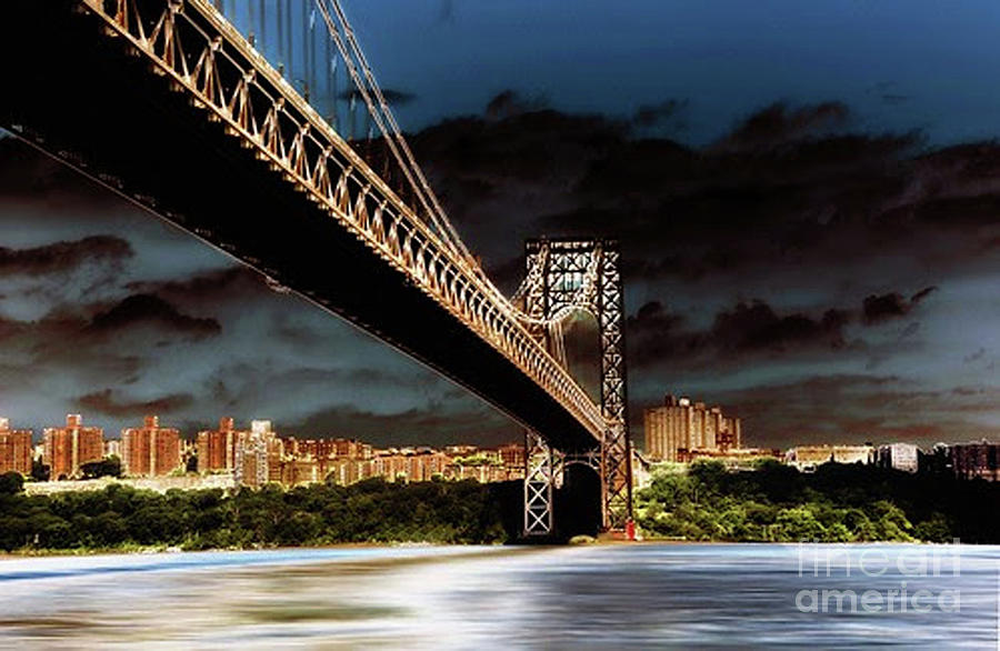 GW Bridge Photograph by Arnie Goldstein - Fine Art America