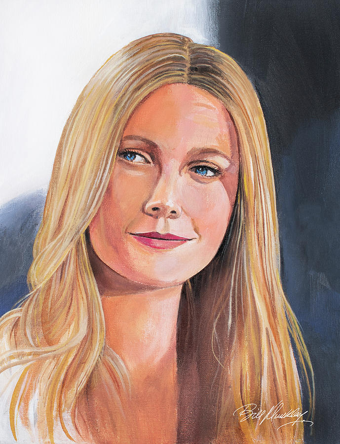 Gwyneth Paltrow Painting by Bill Dunkley - Pixels