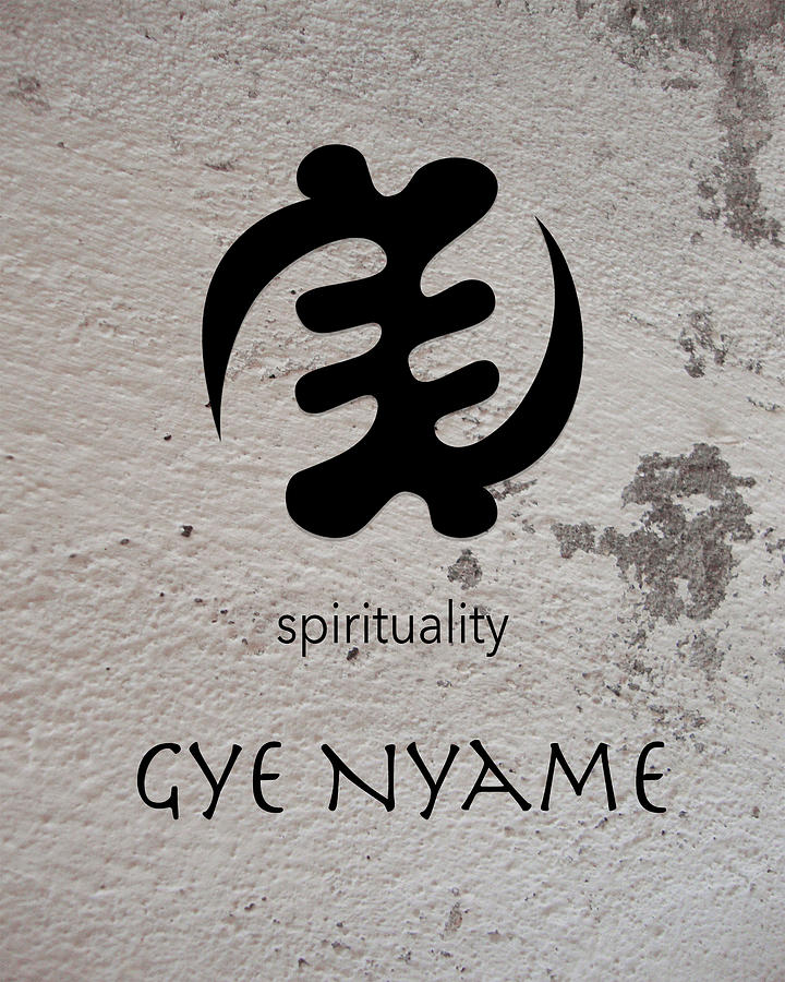 Gye Nyame Adinkra Symbol Digital Art by Kandy Hurley