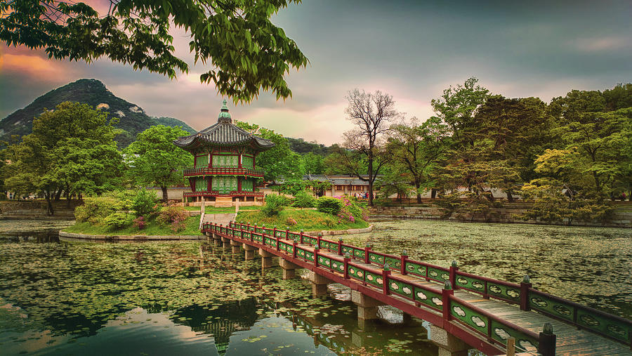 Gyeongbokgung Palace Digital Art by Edward Galagan