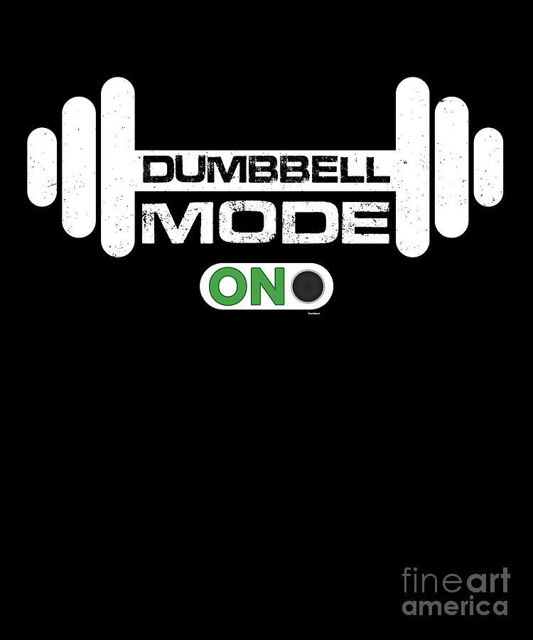 Gym Bodybuilders Barbells Weights Dumbbell Mode On Weightlifters T Digital Art By Thomas