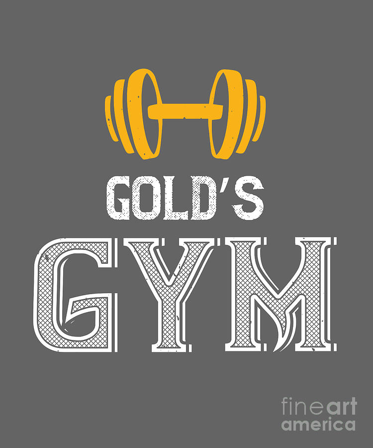 Gym Digital Art - Gym Lover Gift Golds Gym Workout by Jeff Creation