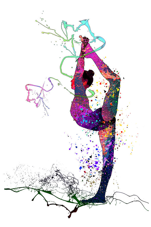 Gymnastic Passion 02 Mixed Media by Miki De Goodaboom