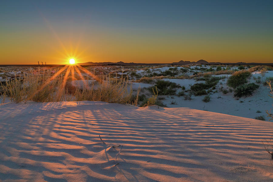 Gypsum Salt Dune Sunset Photograph by Erin K Images