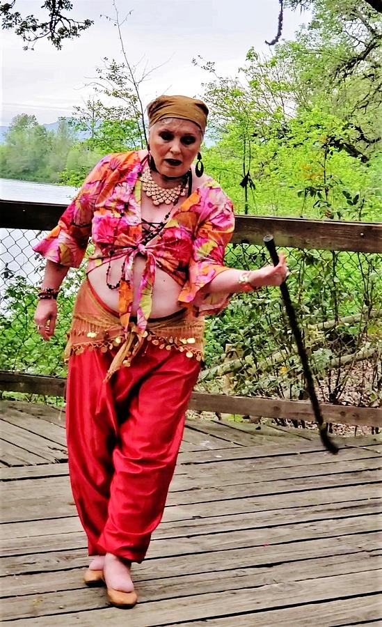 Gypsy Cane Dancer Photograph by VLee Watson