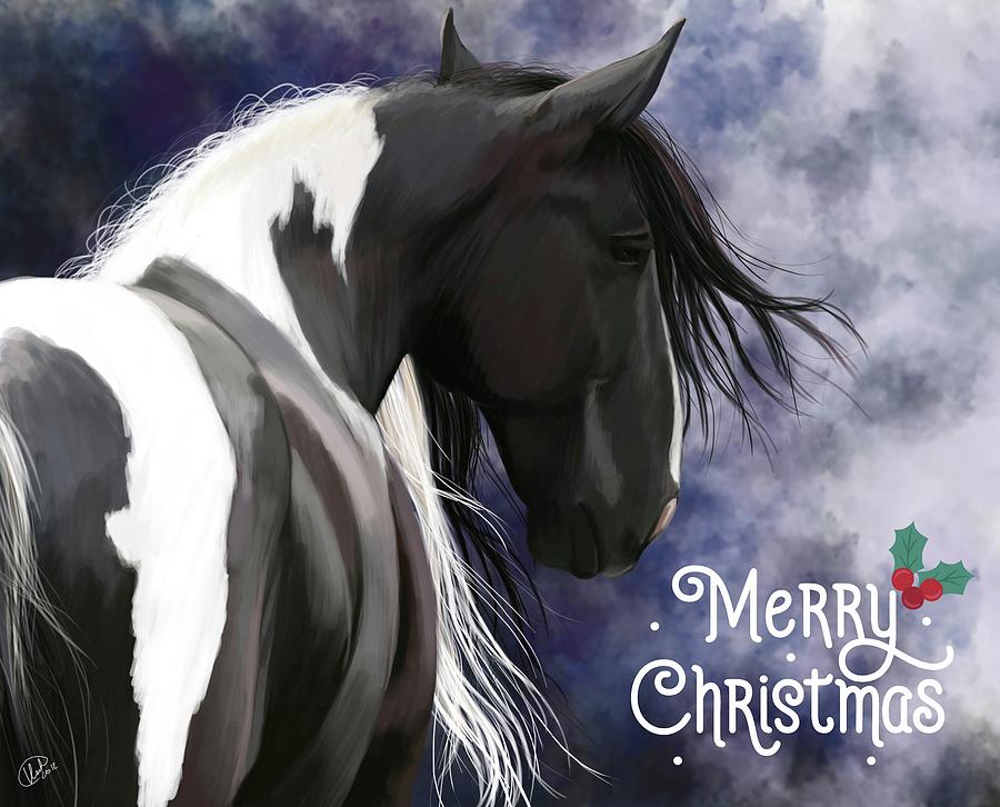 Gypsy Merry Christmas Digital Art by Kate Black