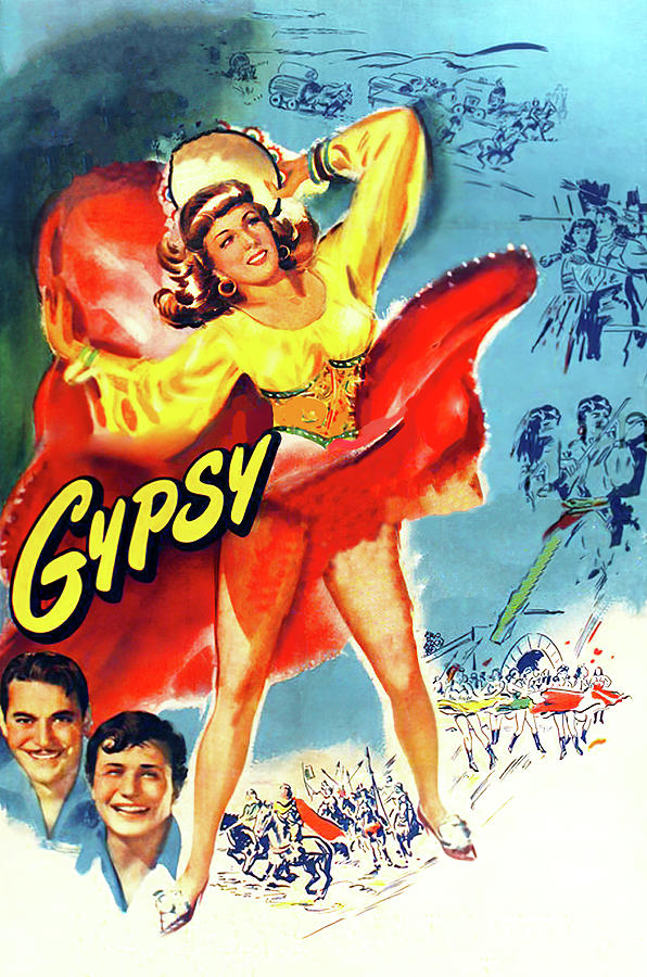 Vintage Painting - Gypsy Wildcat, 1944, movie poster painting by Movie World Posters