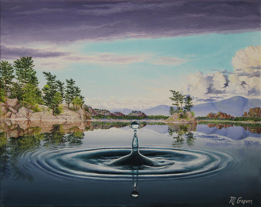 H2O Painting by Michael Goguen