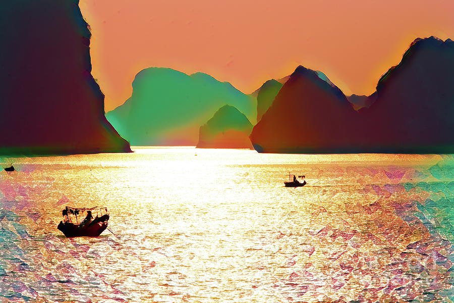 Ha Long Bay Artistic Series 2022 Photograph by Chuck Kuhn