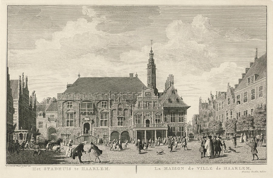 Haarlem City Hall Drawing by Cornelis van Noorde - Pixels