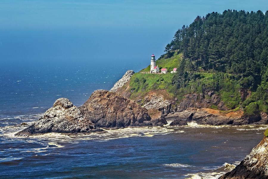 Haceta Head Lighthouse Photograph By Loren Gilbert 