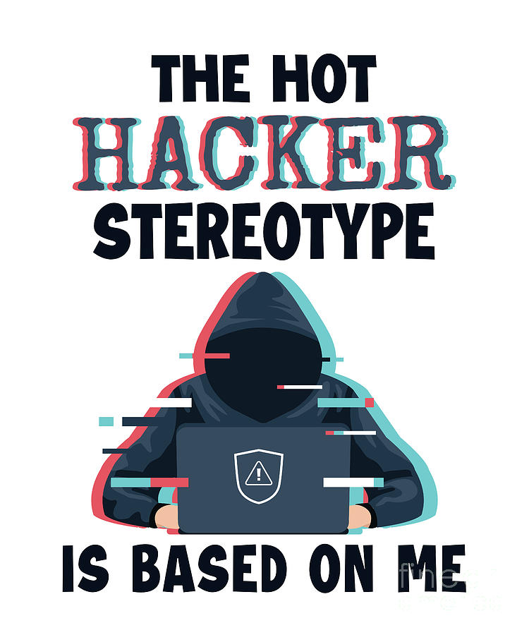 Hacker Stereotype Is Based On Me White Hat Black Hat Hacker Digital Art ...