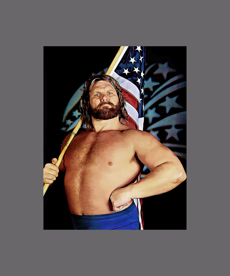 Hacksaw Jim Duggan Active nostalgia Painting by Craig Leanne Fine Art