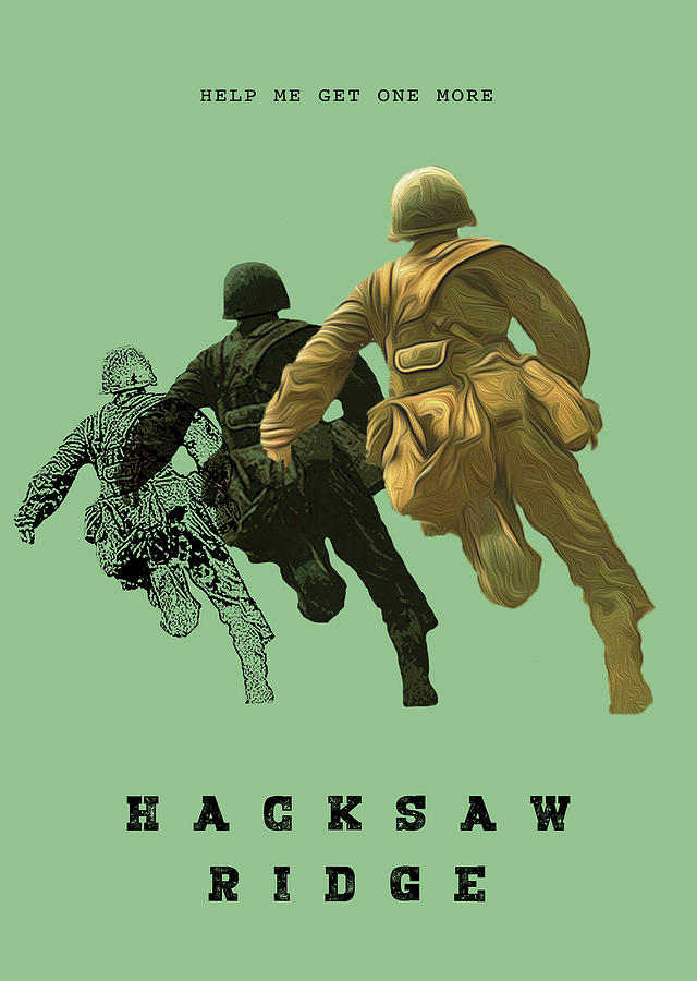 Hacksaw Ridge Digital Art By Movue Posters