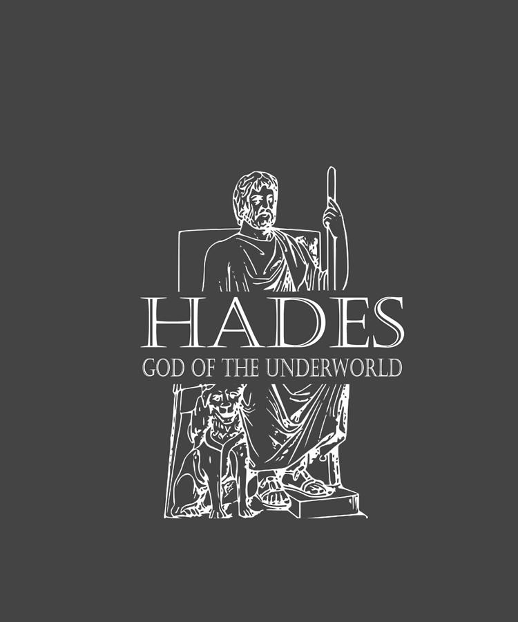 Hades God Of The Underworld Greek Mythology Hoodie Drawing by Alicia ...