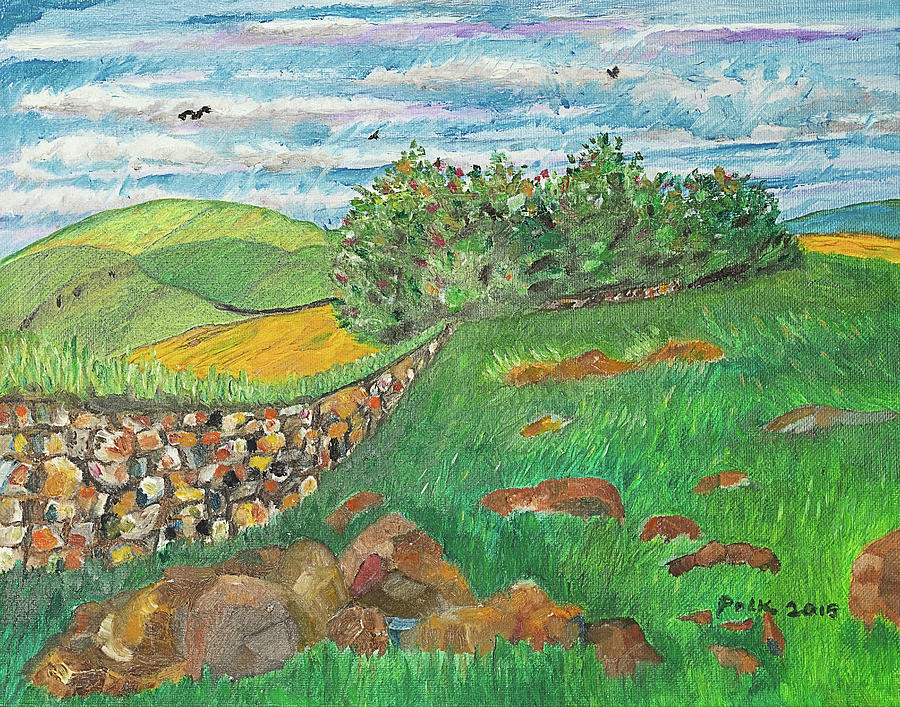 Hadrian's Wall Painting by Polk Fine Art - Pixels