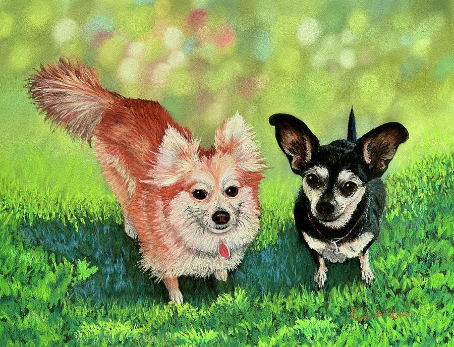 Hady and Misce Pastel by Lyn DeLano