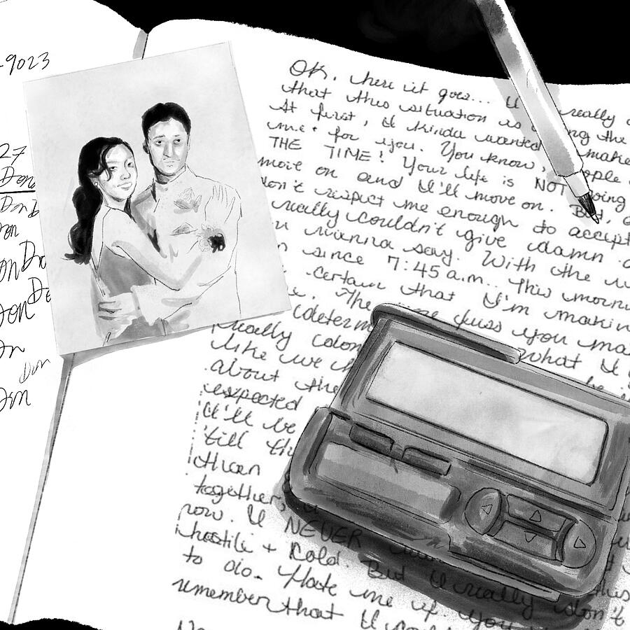 Hae Min Lees Diary Drawing by Hannah Hill Hae Min Lees Diary Drawing by Hannah Hill