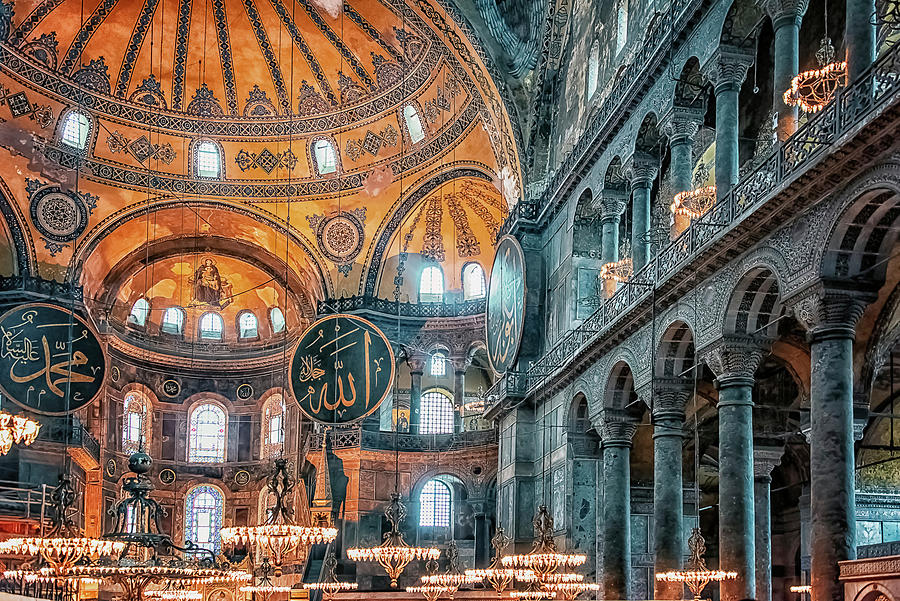 Byzantine Photograph - Hagia Sofia by Manjik Pictures