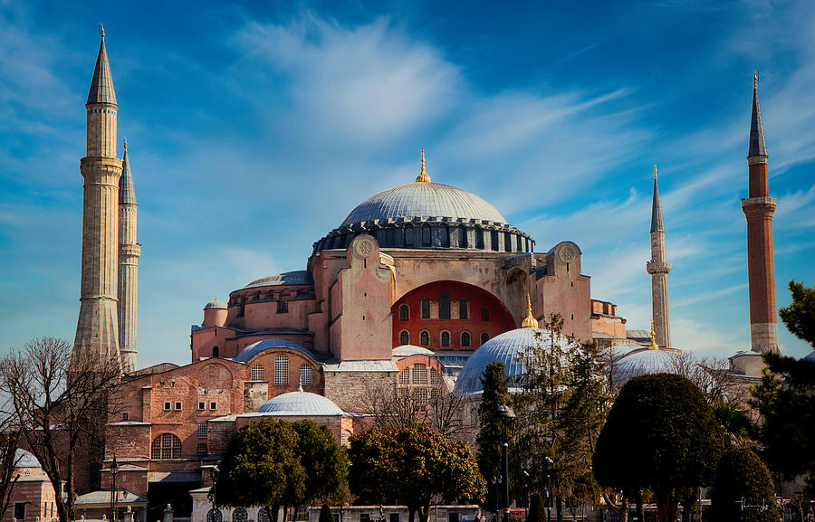 Turkey Photograph - Hagia Sophia Blue Mosque, Istanbul - Turkey by Thomas Ly
