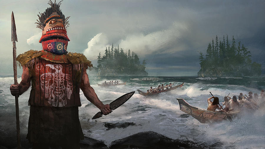 Haida Warrior by Joseph Feely