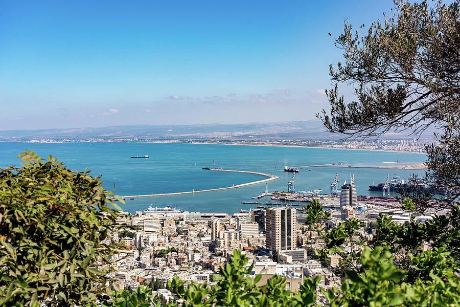 Haifa Bay Israel Photograph by Barb Gabay - Pixels