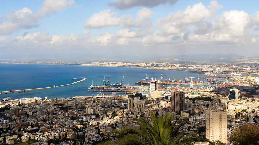 Haifa Harbor Photograph by Kolderal