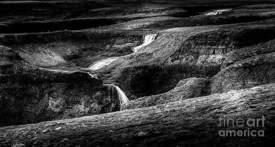 Haifoss Highlands Iceland Photograph by M G Whittingham