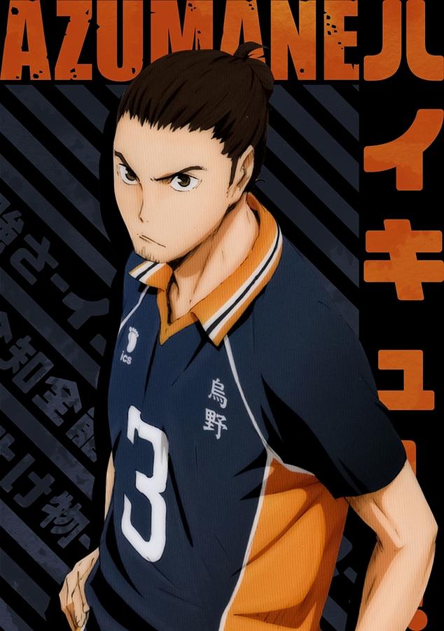 Haikyuu - Asahi Azumane Poster Digital Art by Jeffery Hampton | Pixels