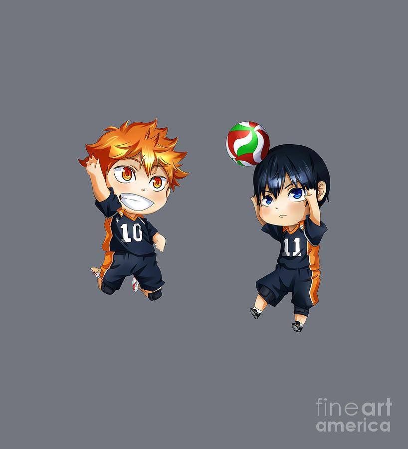 Haikyuu Hinata Shoyo And Kageyama Digital Art By Berlin Lacasa