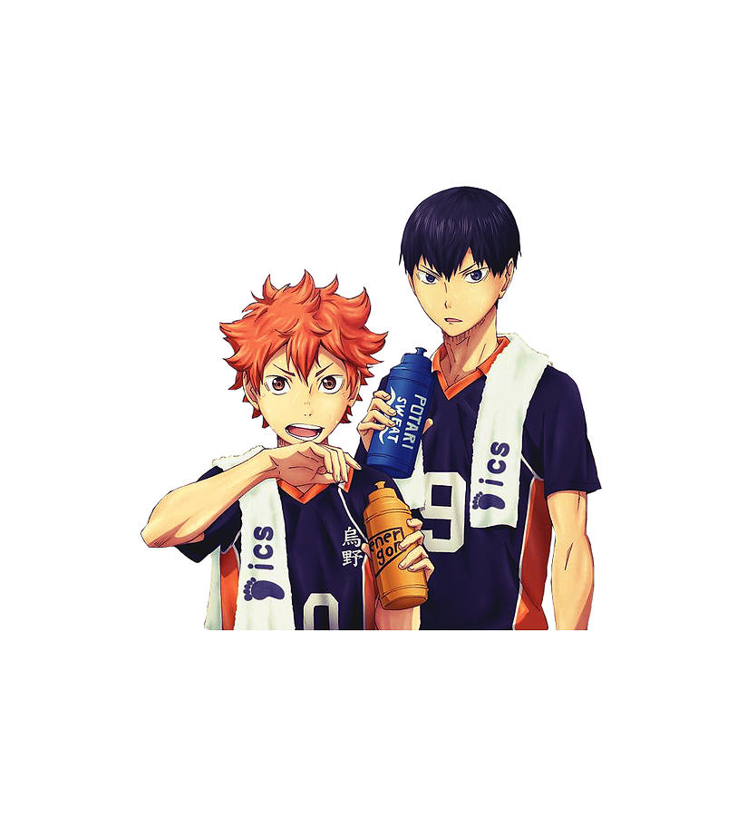 Haikyuu Hinata Shoyo And Kageyama Tobio Pocari Sweat Digital Art by ...