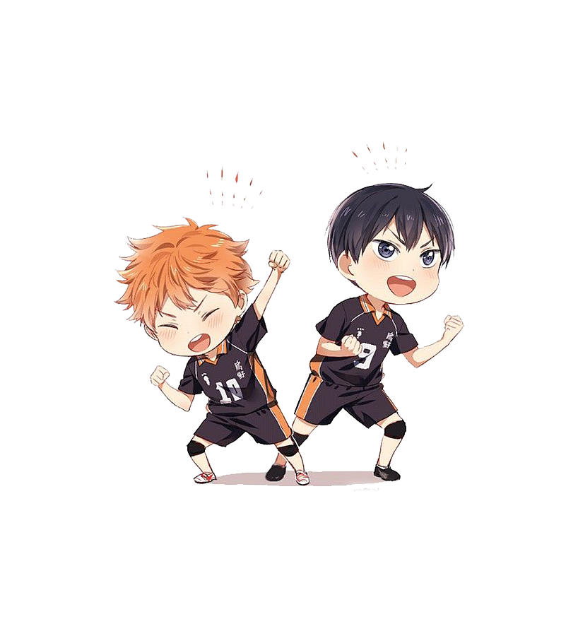 Haikyuu Hinata Shoyo And Kageyama Tobio Small Digital Art By Judy R Shaw