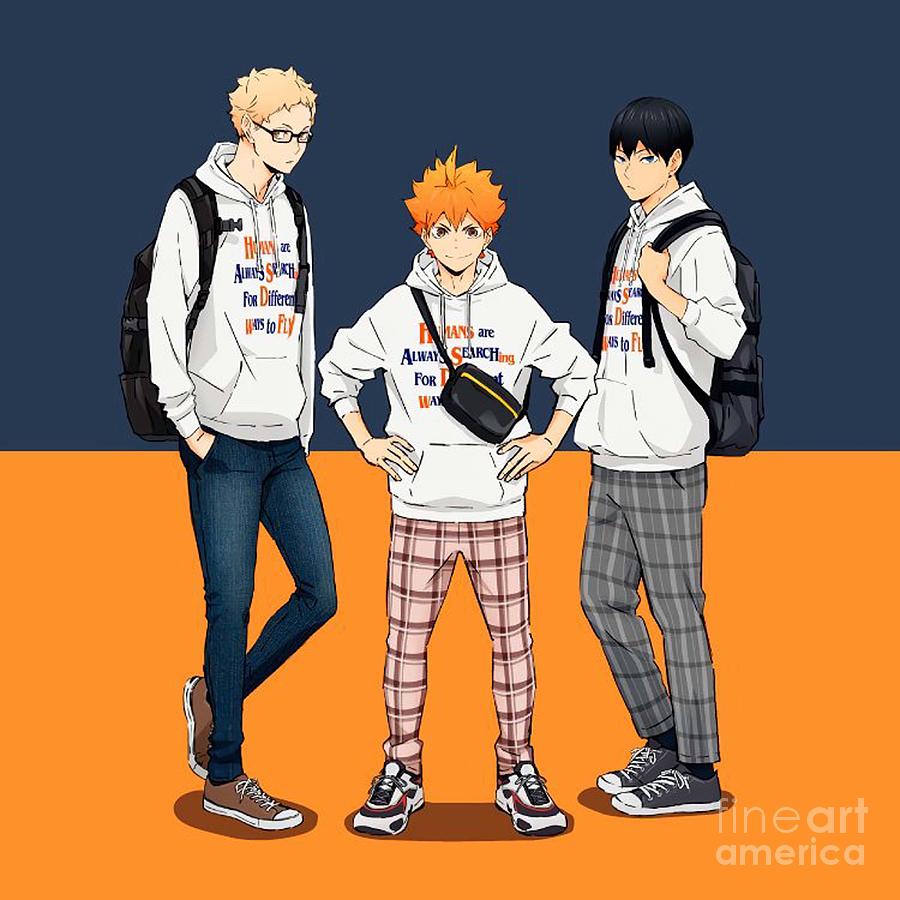 Haikyuu Hinata Shoyo Kageyama Tsuki Digital Art By Ujang Kilong