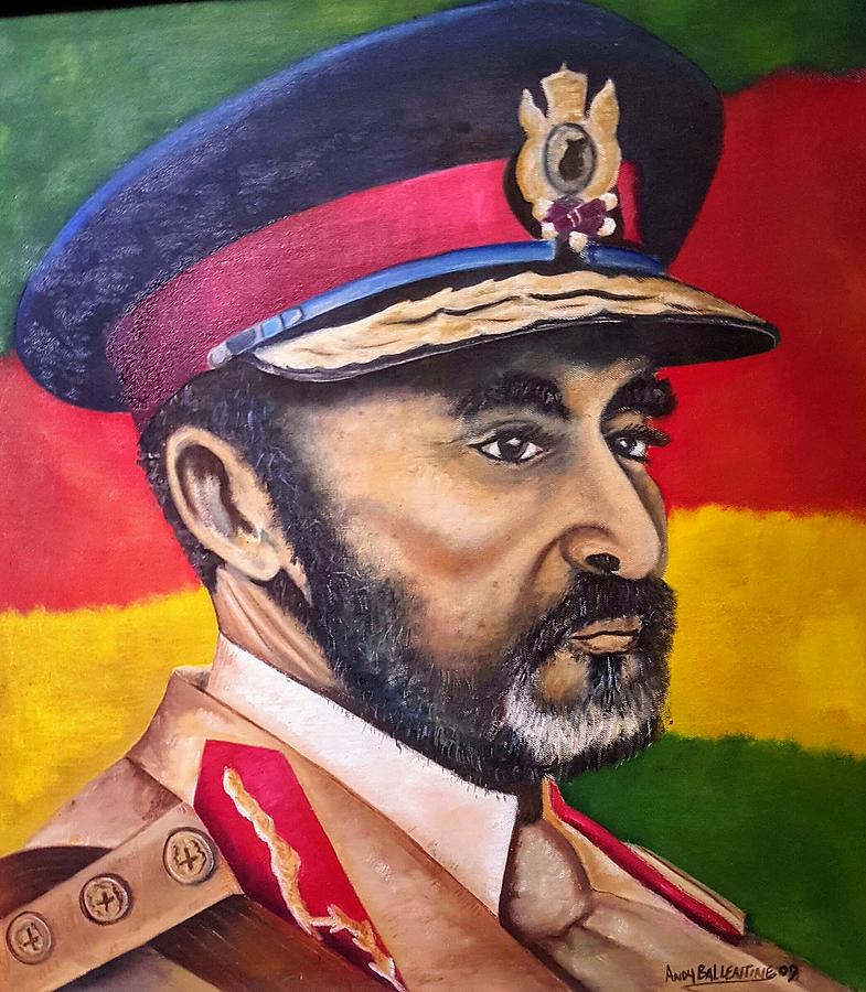 Haile Selassie Painting by Andy Ballentine | Fine Art America