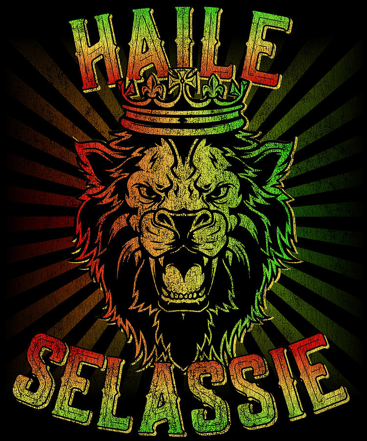 Haile Selassie Jah Rastafari Digital Art by Flippin Sweet Gear