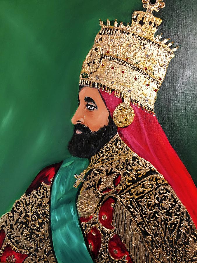 Haile Selassie Painting By Kelly Fawaz Fine Art America