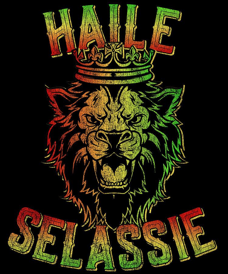 Haile Selassie Rastafari Reggae Digital Art by Flippin Sweet Gear