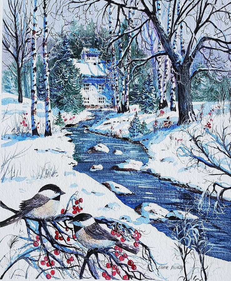 Haines Mill Painting by Diane Phalen
